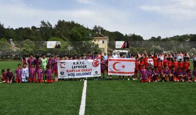 KKTC'li minikler Antalya Kumluca’da dostluk maçında
