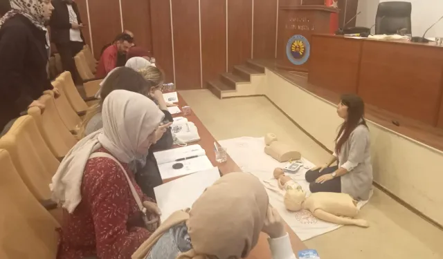 Kocaeli Gölcük'te personele ilk yardım eğitimi