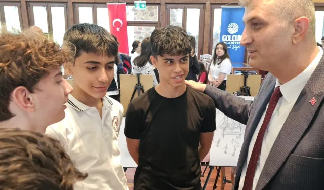 Kocaeli Gölcükteki tarihi yapılar öğrencilere ilham oldu