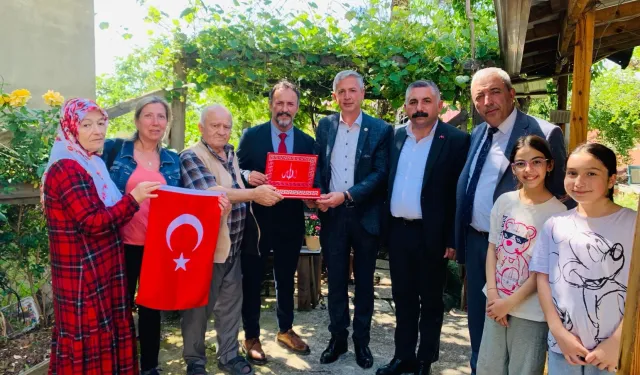 Kocaeli İzmit'te Kıbrıs Gazileri'ne vefa ziyareti