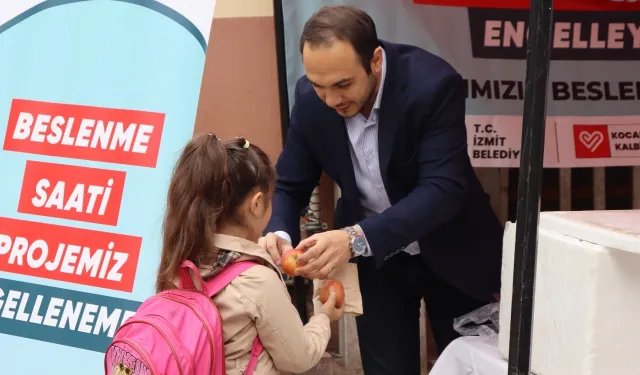 Kocaeli İzmit'te minik kalpler ‘Beslenme Saatiyle’ ısındı