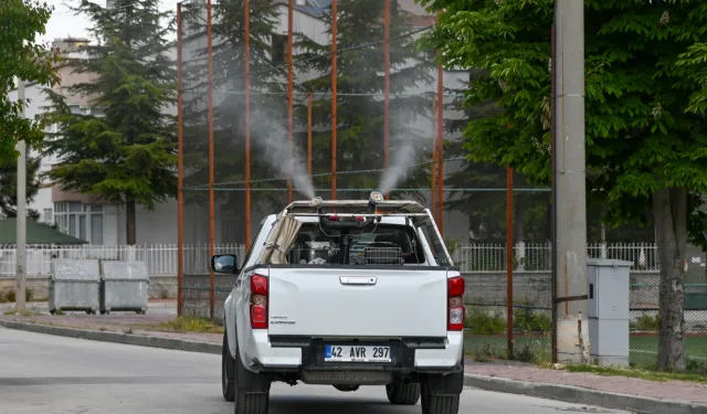 Konya Selçuklu'da ilaçlama çalışmaları