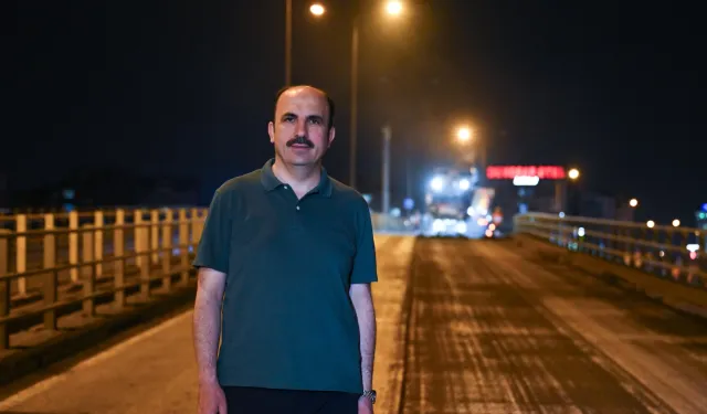 Konya'da Başkan Altay gece devam eden çalışmalarını inceledi