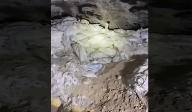 Pençe Kilit'te teröristlere ait mağaraya imha!