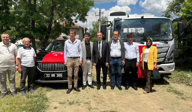 Beğendik Belediyesi’ne TOGG ve çöp kamyonu