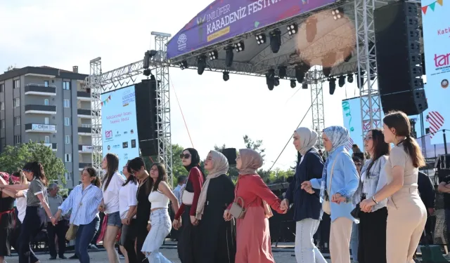 Bursa Nilüfer’de Karadeniz Festivali sona erdi