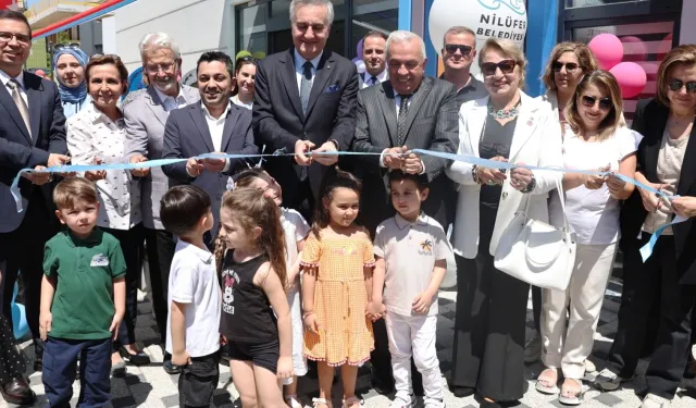 Bursa Nilüfer’in 3’üncü kreşi açıldı