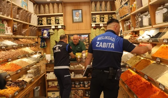 Kayseri Melikgazi zabıtasından bayram öncesi sıkı denetim