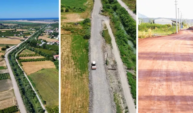 Muğla Dalaman'da yol çalışmaları hız kazandı