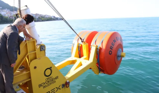 Ordu'da dalgalardan enerji üretiliyor