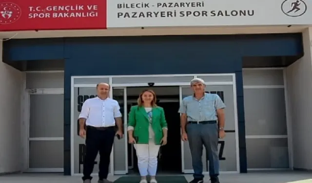 Bilecik Pazaryeri kapalı spor salonu hizmete açıldı