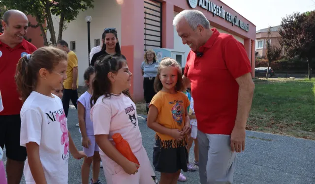Bursa Nilüfer'de çocuklara spor aşısı