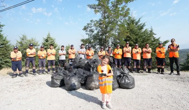 Denizli’de minik yürekten büyük temizlik hareketi