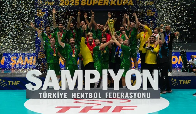 Hentbolda süper kupa Bursa Nilüfer Belediyespor’un