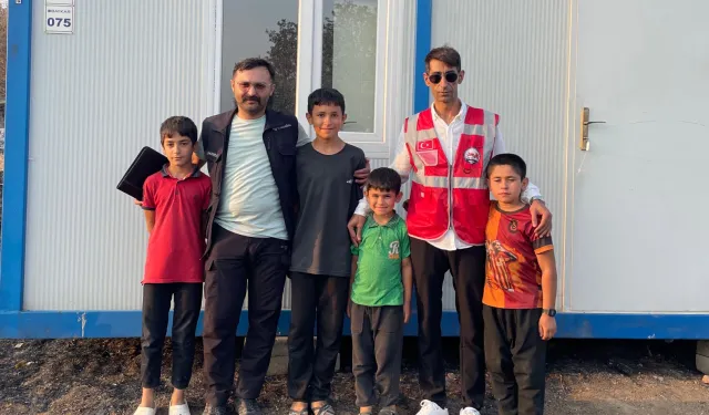 Kahramanmaraş'ta Ülkü Ocakları'ndan yangınzede çocuklara anlamlı destek
