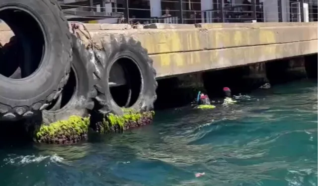 Kaybolan Rus yüzücü için İstanbul Boğazı'nda arama çalışmaları sürüyor