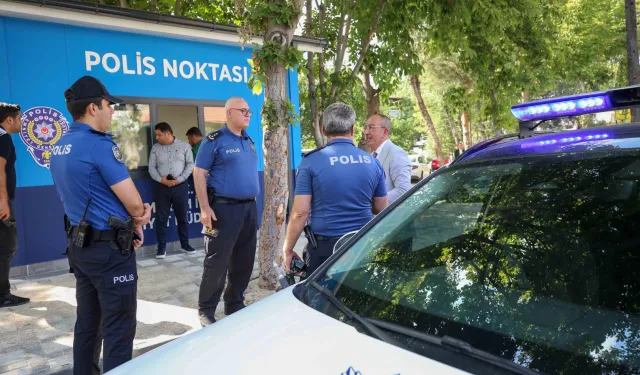 Konya Meram'da kafeler sokağına 'emniyet'li nokta