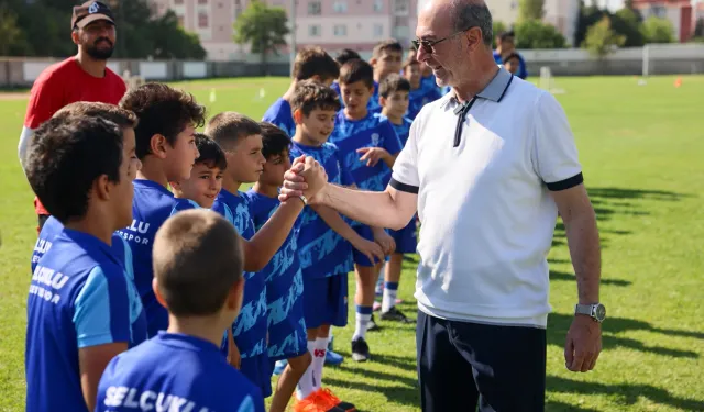 Konya Selçuklu'da spor okullarına ziyaret