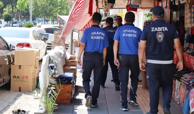 Manisa’da kaldırım işgallerine müdahale