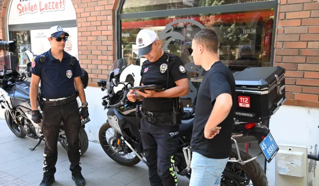 Manisa'da Trafik Zabıtasından kapsamlı kaldırım denetimi