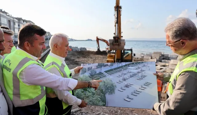 Mudanya’nın vitrini Bursa Büyükşehir’le yenileniyor