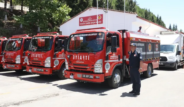 Muğla İtfaiyesi’ne 72 yeni araç