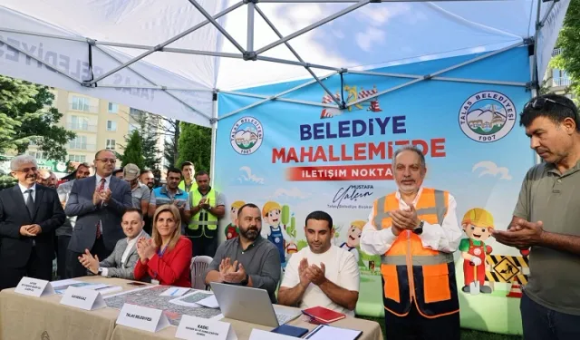 Kayseri Talas'ta hizmet seferberliği