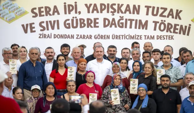 Mersin'de zarar gören çiftçiye destek