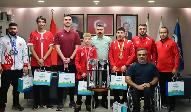 Başkan Oktay Yılmaz, Yıldırımlı sporcuları ağırladı