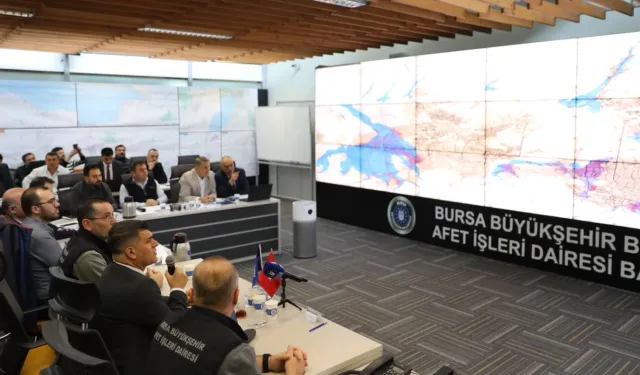 Bursa Büyükşehir, olası acil durumlara karşı hazır
