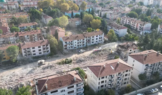 Bursa İnegöl'de Turgutalp dönüşümünde yıkımlar başladı