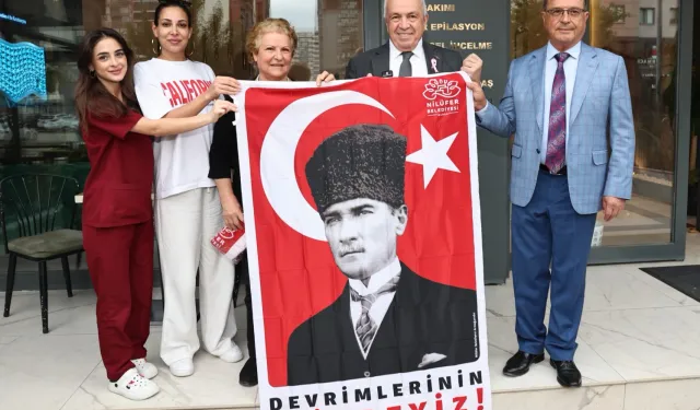 Bursa Nilüfer'de Cumhuriyetin 102'nci yıl heyecanı
