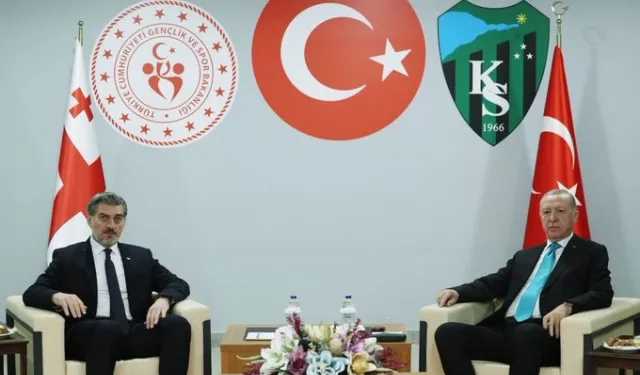 Cumhurbaşkanı Erdoğan, Kocaeli'de Gürcistanlı mevkidaşı ile buluştu