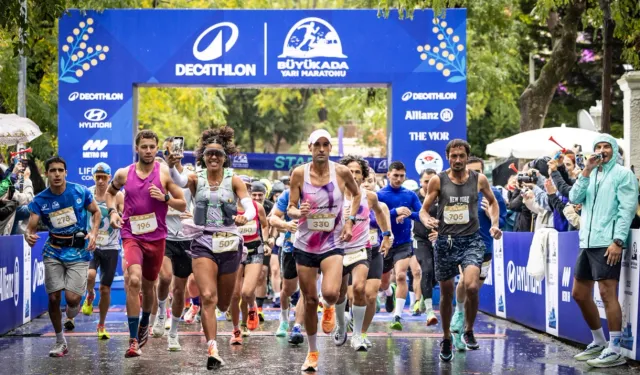 Decathlon Büyükada Yarı Maratonu'na rekor katılım