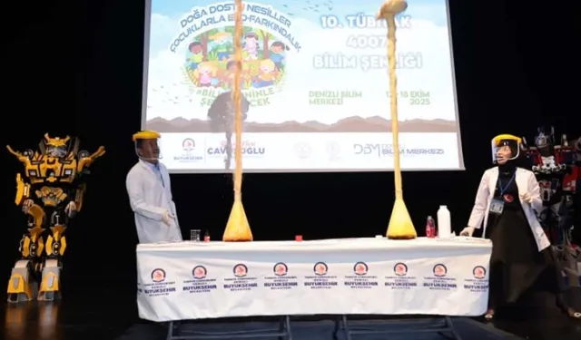 Denizli Bilim Merkezi'nde doğa dostu nesiller bilimle buluşuyor