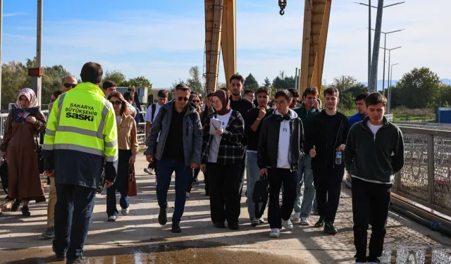 Geleceğin enerji uzmanları SASKİ'nin elektrik üretim tesislerini inceledi