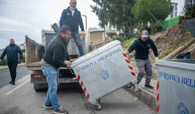 İzmir Bornova'ya 1000 yeni çöp konteyneri