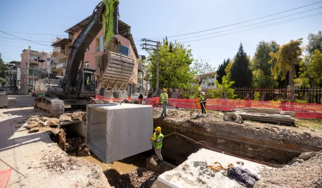 İzmir'de 70 milyon liralık yatırımla taşkın riskine son