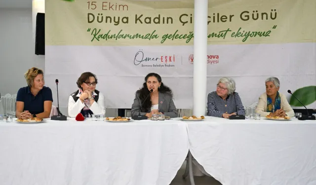 İzmir'de Bornovalı kadınlar geleceğe umut ekiyor