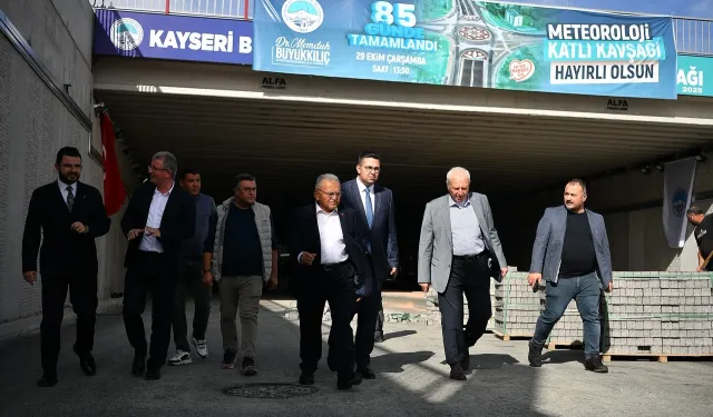 Kayseri Büyükşehir'den katlı kavşak tanıtımı