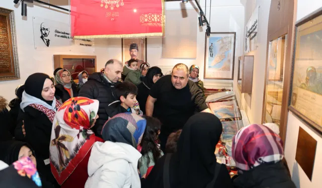Kayseri Talas'ta Çanakkale Müzesi'ne ziyaretçi akını