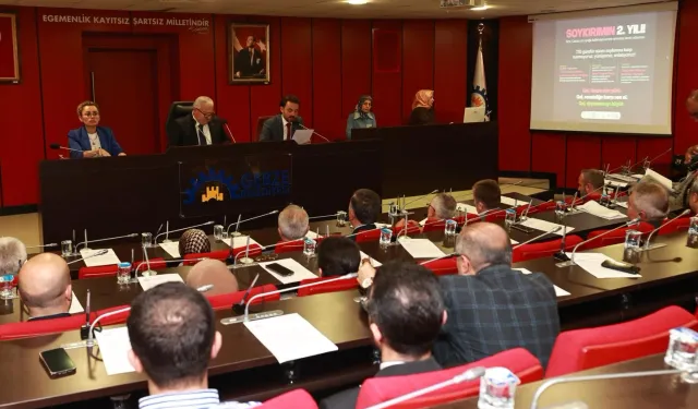 Kocaeli Gebze meclisinden Gazze'ye oy birliğiyle yardım kararı