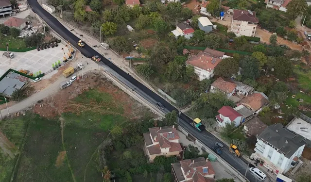 Kocaeli Gebze'de ulaşım için asfalt seferberliği