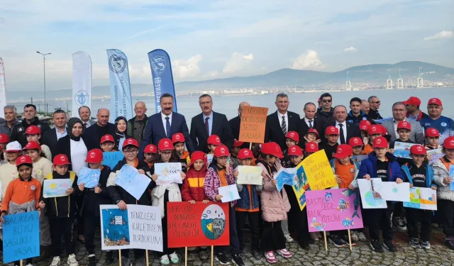 Kocaeli Gölcük'te öğrencilere çevre ve sağlıklı beslenme bilinci