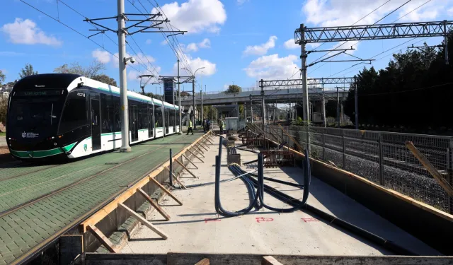 Kocaeli'de tramvay hattında genişleme hızla sürüyor