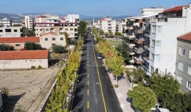 Manisa'da sıcak asfalt tamamlandı