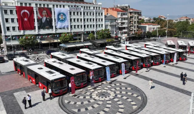 Manisa'nın ulaşım filosuna 35 yeni otobüs