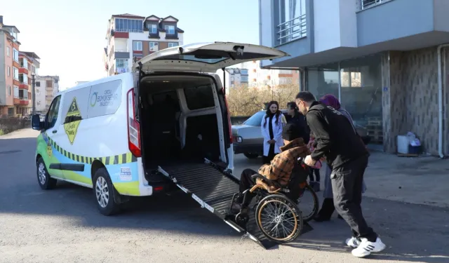 Ordu'da engelsiz ulaşım 7 bin 200 yolculukla umut taşıdı