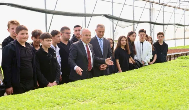 Ordu'nun genç çiftçileri seralarda eğitim aldı