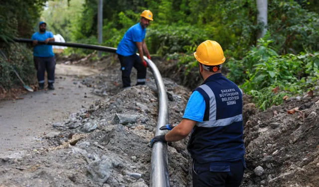 Sakarya'da Sapanca'nın dev altyapı güçlendirme projesi devam ediyor